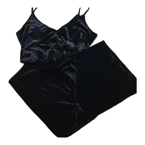 wild fable Pants - Velour Soft Black Jumpsuit XXL